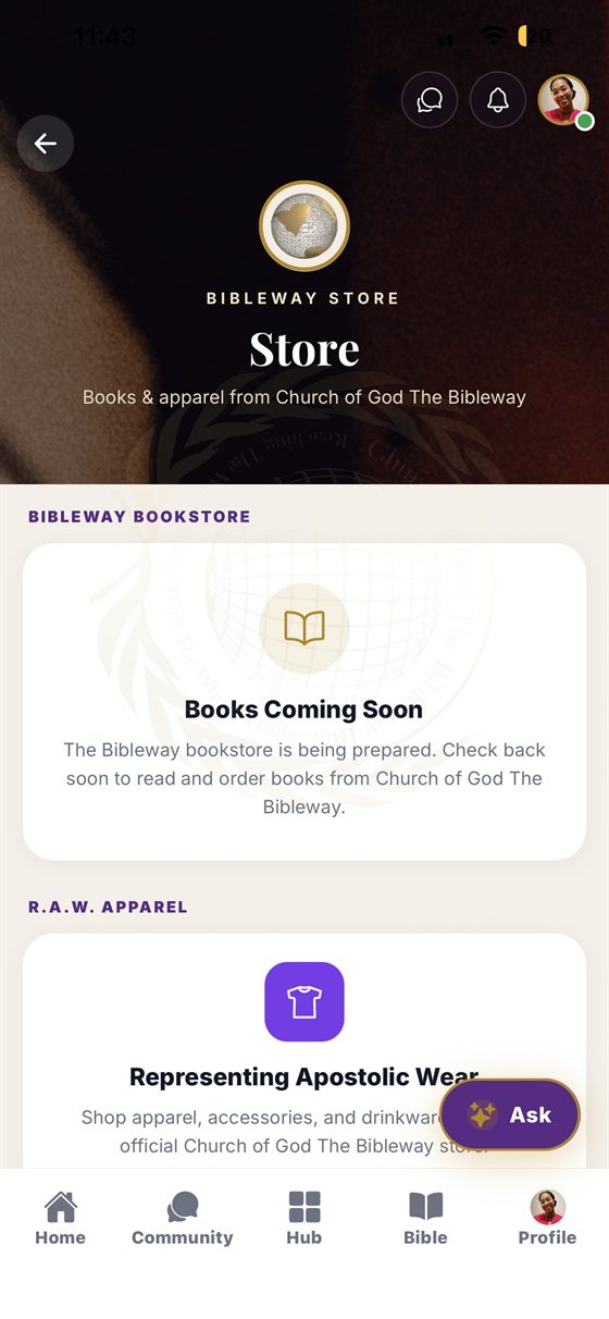 In-app store